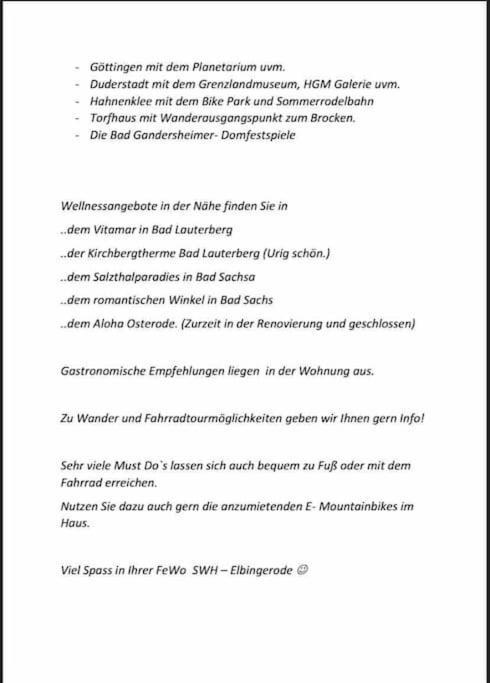 Ferienwohnung Sued - West Harz Mit Sauna E-Bikes Vorhanden! Horden am Harz 外观 照片