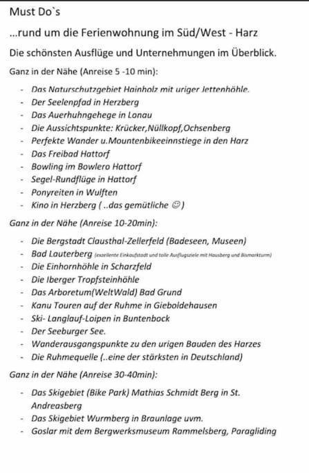 Ferienwohnung Sued - West Harz Mit Sauna E-Bikes Vorhanden! Horden am Harz 外观 照片